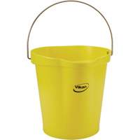 Seau pour l'hygi&egrave;ne des aliments, Jaune, 3 gal. US Cintas