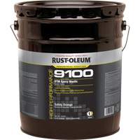 Base de mastic &eacute;poxy DTM du syst&egrave;me 9100, Orange s&eacute;curit&eacute;, 5 gal., Seau Cintas