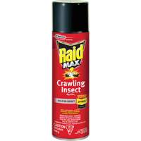 Raid&reg; Max&reg; Crawling Insect Bug Killer, 500 g, Aerosol Can, Solvent Base Cintas