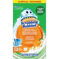 Recharge de tampons jetables dans les toilettes, pour la brosse pour cuvettes Scrubbing Bubbles Fresh Brush, Recharge Cintas