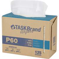 Chiffons de premi&egrave;re qualit&eacute; P60 TaskBrand, Tout usage, 16-3/4" lo x 8-1/4" la Cintas