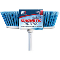 Flat Magnetic Indoor Broom with Handle, 48" Long Cintas