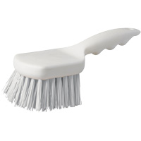 Short Handle Pot Brush, 9" L, Polypropylene Bristles, White Cintas