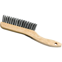 Brosse &agrave; manche en patin, Acier, 4 x 16 rangs de fils, Longueur 9-3/4" Cintas