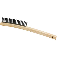 Brosse, Acier, 3 x 19 rangs de fils, Longueur 13-3/4" Cintas