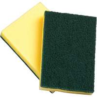Sponges with Scouring Pad, Scrubbing, 4" W x 6" L Cintas