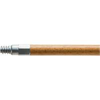 Manche en bois avec embout en m&eacute;tal, Bois, Pointe Filetage ACME, 15/16" dia, 54" lo Cintas