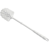 Brosse &agrave; cuvettes, 15-1/2" l, Soies Polypropyl&egrave;ne, Rouge/Blanc Cintas