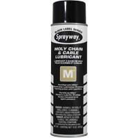Lubrifiant au molybd&egrave;ne pour chaînes et c&acirc;bles M1, Canette a&eacute;rosol Cintas
