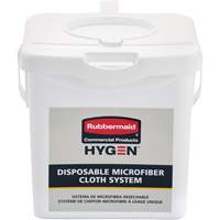 Microfibre Cloth Charging Bucket, White Cintas
