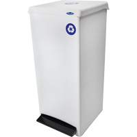 Foot Operated Waste Receptacle, Steel, 25 US gal. Cintas