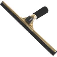 Handheld Window Squeegee, 14", Rubber, Brass Frame Cintas