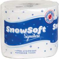 Snow Soft Premium Toilet Paper, 2 Ply, 600 Sheets/Roll, 145' Length, White Cintas