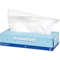 Snow Soft Premium Facial Tissue, 2 Ply, 7.4" L x 8.4" W, 100 Sheets/Box Cintas