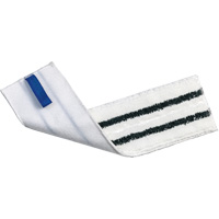 Wet Mop Pad, Scrubber, Microfibre, 4-1/2" x 18" Cintas