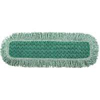 Hygen Fringed Dust Pad, Hook and Loop Style, Microfibre, 27-1/2" L x 9" W Cintas