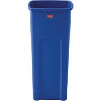 Untouchable&reg; Square Recycling Container, Bulk, Plastic, 23 US gal. Cintas