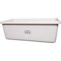 Transport Storage Tub, Plastic, White Cintas