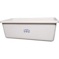 Transport Storage Tub, Plastic, White Cintas