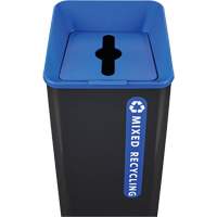 Bac de recyclage mixte Sustain, Vrac, Plastique, 23 gal. US Cintas