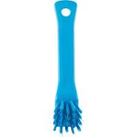 Brosse avec rebord grattoir, Soies Ferme, Longueur de 6", Bleu Cintas
