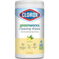 GreenWorks Cleaning Wipes, 75 Wipes Cintas