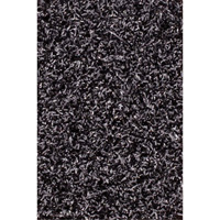 Tapis dint&eacute;rieur/ext&eacute;rieur Tundra, Latex/Polypropyl&egrave;ne, Grattoir Type, Motif Velours touffet&eacute;, 3-1/2' x 6', Charbon Cintas