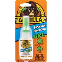 Super Glue Gel, 15 g, Bottle, Clear Cintas