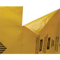 Doublures pour d&eacute;chets dangereux, Amiante, 40" lo x 26" la, 3 mils Cintas