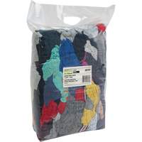 Recycled Material Wiping Rags, Cotton, Mix Colours, 10 lbs. Cintas