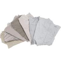 Recycled Material Wiping Rags, Cotton, White, 10 lbs. Cintas