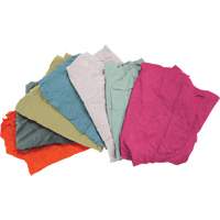 Recycled Material Wiping Rags, Terrycloth, Mix Colours, 25 lbs. Cintas