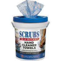 Serviettes nettoyantes pour les mains, 72 lingettes, 12" x 10" Cintas