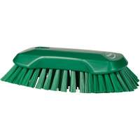 Brosse &agrave; main, Soies Tr&egrave;s ferme, Longueur de 9-1/10", Vert Cintas
