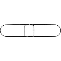 Clipper Dust Mop Frame, 24", Metal Cintas