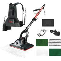 Machine oscillante pour le nettoyage des planchers Shock avec sac &agrave; dos, Nettoyant Cintas