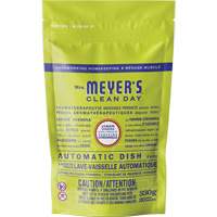 Sachets de d&eacute;tergent pour lave-vaisselle automatique Mrs. Meyer's Clean Day, Capsules, 330 g, Verveine citronnelle Cintas