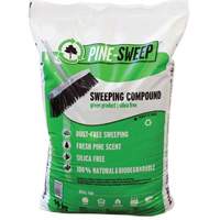 Compos&eacute; de balayage biod&eacute;gradable Pine Sweep, Sac, 44 lb (20 kg) Cintas