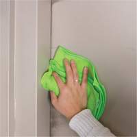 Dusting & Cleaning Cloth, Microfibre, Green Cintas