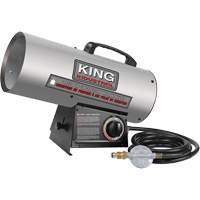 Forced Air Construction Heater, Contractor, Propane, 60000 BTU/H Cintas
