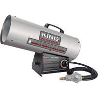 Forced Air Construction Heater, Contractor, Propane, 125000 BTU/H Cintas