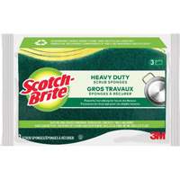 Scotch-Brite&reg; Heavy Duty Scrub Sponge, Scrubbing, 2-3/5" W x 4-2/5" L Cintas