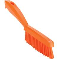 Brosse &agrave; main &eacute;troite &agrave; manche court, Soies Tr&egrave;s ferme, Longueur de 11-4/5", Orange Cintas
