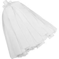 Socket Mop, White, Microfibre, Cut Style Cintas