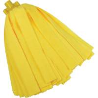 Socket Mop, Yellow, Microfibre, Cut Style Cintas
