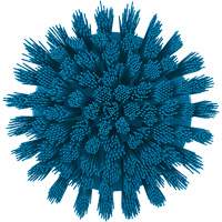 Brosse ronde HyDrive pour perceuse, Soies Tr&egrave;s ferme, Longueur de 3-1/10", Bleu Cintas