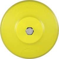Brosse ronde HyDrive pour perceuse, Soies Tr&egrave;s ferme, Longueur de 3-1/10", Jaune Cintas