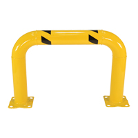 Garde-corps &agrave; profil &eacute;lev&eacute; pour machines, 3' la x 2' h, Jaune Cintas