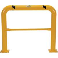 Garde-corps &agrave; profil &eacute;lev&eacute; pour machines, 4' la x 3,5' h, Jaune Cintas