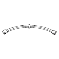 Ceiling Mounted 90° Curved Curtain Partition Track, 3' L Cintas
